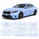 Купити Антигравійна захисна бронеплівка за лекалами для BMW M5 G90 2024- повний кузов 102703 Модельні лекала захисних плівок для Bmw