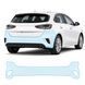 Buy Pre-cut paint protection film for Kia Ceed CD 2018-2021 - rear bumper 105495 Model-specific paint protection film patterns for Kia