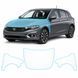 Купить Антигравийная защитная бронепленка по лекалам для Fiat Tipo II facelift 2021-2024 - капот и передние крылья 104251 Модельные лекала защитных пленок для Fiat