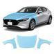 Buy Pre-cut paint protection film for Mazda Mazda3 BP 2019- hood + front fenders 106555 Model-specific paint protection film patterns for Mazda