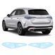 Купити Антигравійна захисна бронеплівка за лекалами для Mercedes-Benz GLC X254 2022- задні ліхтарі стопи 107027 Модельні лекала захисних плівок для Mercedes-Benz