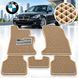 Buy 3D EVA floor mats for BMW 5 (E60/E61) 2003-2010 with heel pad Beige 5 pcs 80257 Floor mats for Bmw
