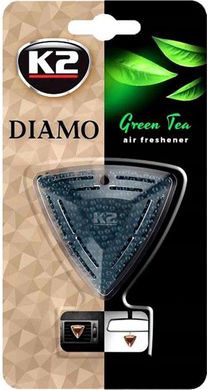 Купити Ароматизатор K2 Diamo 15 г Зелений чай Оригінал (V88ZHE) (K20406) 57422 Ароматизатори підвісні