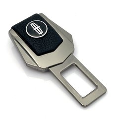 Купити Заглушка ремня безпеки з логотипом Lincoln Темний хром 1 шт 39494 Заглушки ременя безпеки