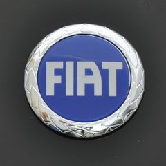 Купити Емблема Fiat з колоском / пластик / скотч / Синя d75. 21342 Емблеми на іномарки