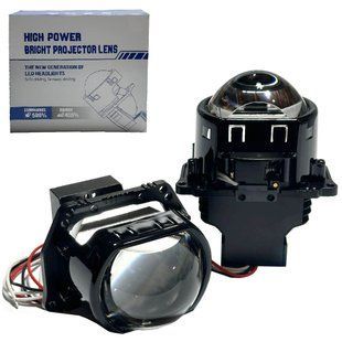 Купить Автомобильные BI-LED линзы D3" дюйма D76 мм A6 55 / 65Вт 5500К 2 шт 94962 LED Линзы