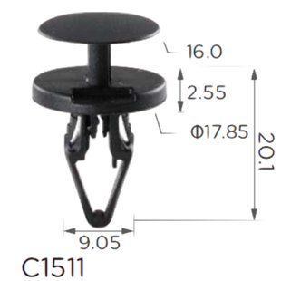 Buy Clip Fastening Push Expansion GM CHRYSLER FORD OPEL (11844 GM 11589289) C1511 73178 Push-type lock