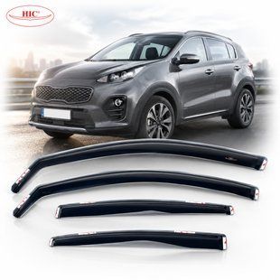Купити Дефлектори вікон вітровики HIC для Kia Sportage 2015-2021 Вставні (K44-IN) 60533 Дефлектори вікон KIA