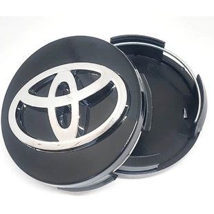 Купить Колпачки на литые диски Toyota 62 х 58 мм Черные 1 шт (42603-12730 42603-12750) 91323 Колпачки на титаны