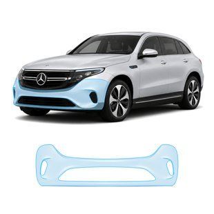Buy Pre-cut paint protection film for Mercedes-Benz EQC N293 2019-2023 - front bumper 106866 Model-specific paint protection film patterns for Mercedes-Benz