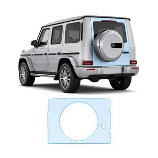 Buy Pre-cut paint protection film for Mercedes-Benz G-Class W463 2018- trunk lid area 106934 Model-specific paint protection film patterns for Mercedes-Benz