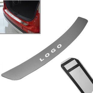 Buy Rear bumper cover for Nissan Qashqai II (J11) 2013-2017 Stainless steel without bend 97626 Door sills and bumper trims