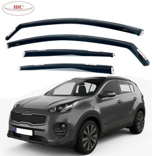 Купить Дефлекторы окон ветровики HIC для Kia Sportage 2015-2021 Вставные Оригинал (K44-IN) 60533 Дефлекторы окон KIA