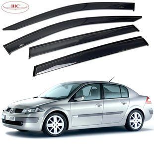 Купити Дефлектори вікон вітровики HIC для Renault Megane II 2003-2008 Седан Оригінал (REN05) 60277 Дефлектори вікон Renault