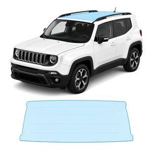 Купити Антигравійна захисна бронеплівка за лекалами для Jeep Renegade BU facelift 2019- зона даху 105442 Модельні лекала захисних плівок для Jeep