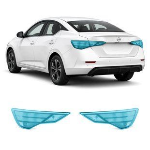 Купити Антигравійна захисна бронеплівка за лекалами для Nissan Sentra B18 2020-2023 - задні ліхтарі стопи 107891 Модельні лекала захисних плівок для Nissan
