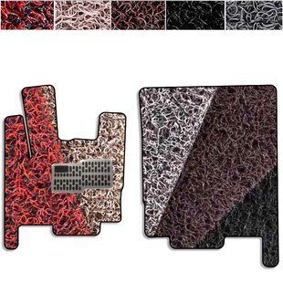 Buy Car mats for DAF XF 95 2002-2006 Moisture-resistant Anti-slip With heel pad (EcoLoop) Black 2 pcs 93110 Floor mats fo DAF