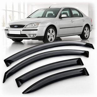 Купити Дефлектори вікон вітровики для Ford Mondeo III Sd 2001-2006 Скотч 3M (AMF31301) Acrylic 4 шт 110541 Дефлектори вікон Ford
