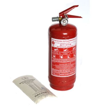 Купить Огнетушитель порошковый 2 кг BП-2 / манометр / ООО Хладар 24036 Огнетушители,крепеж для огнетушителей