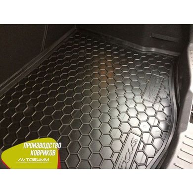 Купити Автомобільний килимок в багажник Ford Focus 3 2011 - Hatchback (докатка) / Гумовий (Avto-Gumm) 28604 Килимки для Ford