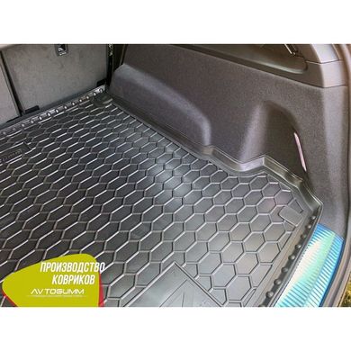 Купить Автомобильный коврик в багажник для Audi Q7 2016-2019 / Резино - пластик 41957 Коврики для Audi
