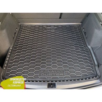 Купить Автомобильный коврик в багажник Renault Duster 2018- (4WD) (Avto-Gumm) 28712 Коврики для Renault