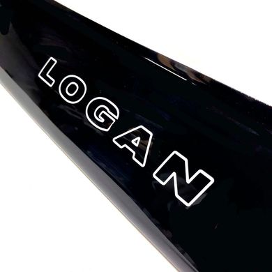 Купить Cпойлер заднего стекла козырек для Renault Logan 2013- Прилегает к стеклу 3М скотч Voron Glass 67306 Спойлеры на заднее стекло