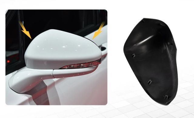 Купить Крышка зеркала бокового Ford FUSION 2013-2018г правая Черная 110х260 мм (тип Америка) (под поворотник) 88900 Трендовый товар