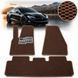 Buy EVA floor mats for Tesla Model S 2012- with heel pad Brown 73568 Floor mats for Tesla