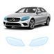 Купити Антигравійна захисна бронеплівка за лекалами для Mercedes-Benz C-Class W205 facelift 2018-2021 - оптика (фари та ПТФ) 106668 Модельні лекала захисних плівок для Mercedes-Benz