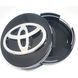 Купити Ковпачки на литі диски Toyota 62 х 58 мм Чорні 1 шт (42603-12730 42603-12750) 91323 Ковпачки на титани