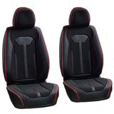 Купить Чехлы Накидки для сидений Voin 5D Передние Черные Красный кант (VB-8830 Bk) 67121 Накидки для сидений Premium (Алькантара)