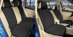 Купить Накидки для сидений Алькантара Verona Premium L Комплект Черные-Черный кант (Оригинал) 74369 Накидки для сидений Premium (Алькантара)