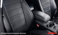 Купить Чехлы салона Renault Logan II 2014-2017 ( цельная) Эко-кожа /черные 86430 937 Чехлы для сиденья модельные