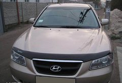 Купить Дефлектор капота (мухобойка) HYUNDAI Sonata NF 2005-2009 312 Дефлекторы капота Hyundai