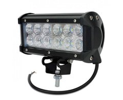 Купити Додаткова LED фара 36W (3W*12) 10-30V 176x107x73 mm Дальній D-36W 1 шт (2599) 8539 Додаткові LЕD фари