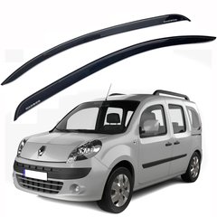 Купить Дефлекторы окон ветровики Renault Kangoo II 2008-2020 Скотч 3M Voron Glass 2 шт 54831 Дефлекторы окон Renault