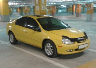 Купить Дефлектор капота мухобойка Dodge Neon 2000-2005 7208 Дефлекторы капота Dodge