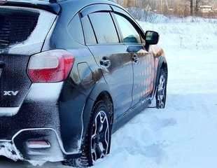 Купить Дефлекторы окон ветровики Subaru XV 2011 2640 Дефлекторы окон Subaru