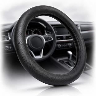 Купить Чехол руля Elegant L 39-41 см Объемная 10 см 1 шов Перфорация Кожа Черный (EL 115 372) 101367 Чехлы Руля Кожаные