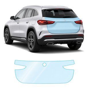 Buy Pre-cut paint protection film for Mercedes-Benz GLA H247 facelift 2023- trunk lid area 106958 Model-specific paint protection film patterns for Mercedes-Benz