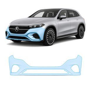Buy Pre-cut paint protection film for Mercedes-Benz EQE SUV X294 2022- front bumper 106890 Model-specific paint protection film patterns for Mercedes-Benz