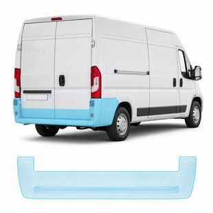 Buy Pre-cut paint protection film for Fiat Ducato III 2006- rear bumper 104187 Model-specific paint protection film patterns for Fiat