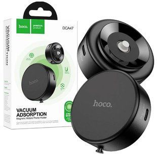 Buy Car Phone Holder Hoco DCA 47 Magnetic (vacuum suction cup) Black 94834