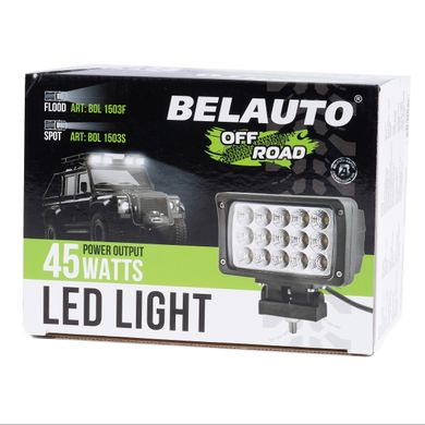 Купити Світлодіодна додаткова LED Фара БЕЛАВТО Flood Ближнє світло Алюмінієвий корпус (BOL1503F) 62358 Додаткові LЕD фари