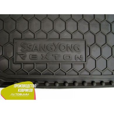 Купити Автомобільний килимок у багажник SsangYong Rexton W 2013- Гумо-пластик 42375 Килимки для Ssang Yong