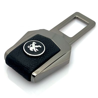 Купити Заглушка ремня безпеки з логотипом Peugeot Темний хром 1 шт 39460 Заглушки ременя безпеки