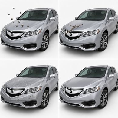 Купити Антигравійна захисна бронеплівка за лекалами для Acura RDX TX2/CDU facelift 2016-2018 - дзеркала 102917 Модельні лекала захисних плівок для Acura