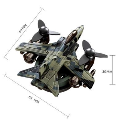 Buy Solar Powered Car Air Freshener Fighter Jet (Ocean XY-5) 82460 Flavors Toys