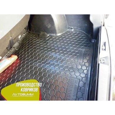 Купить Автомобильный коврик в багажник Mitsubishi Outlander XL 2007- без сабвуфера / Резино - пластик 42225 Коврики для Mitsubishi